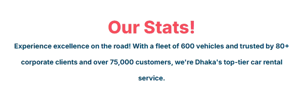 rent a car add in gulshan